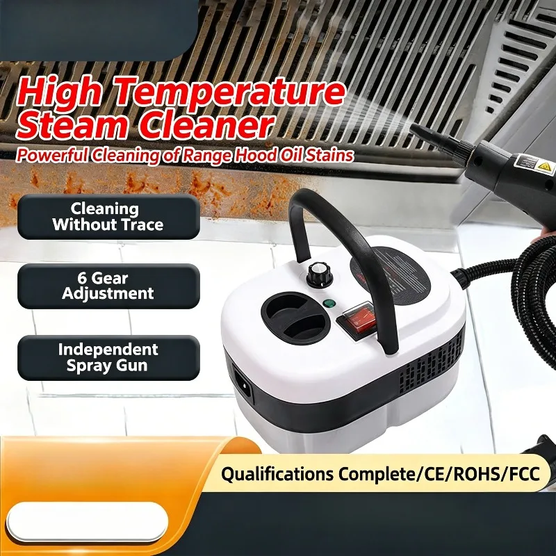 

High-pressure high-temperature steam cleaner, small household air conditioner kitchen range hood quick-heating cleaning machine