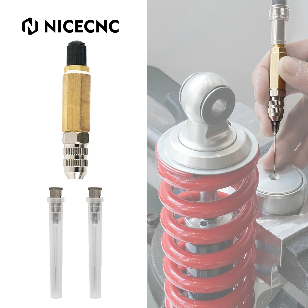 

Universal UTV Motorcycle Shock Absorber Nitrogen Filling Needle Kit for Yamaha Raptor YFZ Honda Polaris RZR CanAm X3 Fox Ohlins