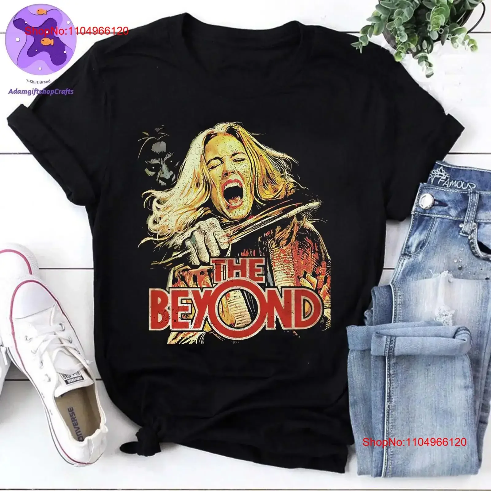 

Retro The Beyond Fulci Cult Horror T Shirt Movie Halloween Vintage Lucio Evil Dead vintage Washed fashion graphic Unisex
