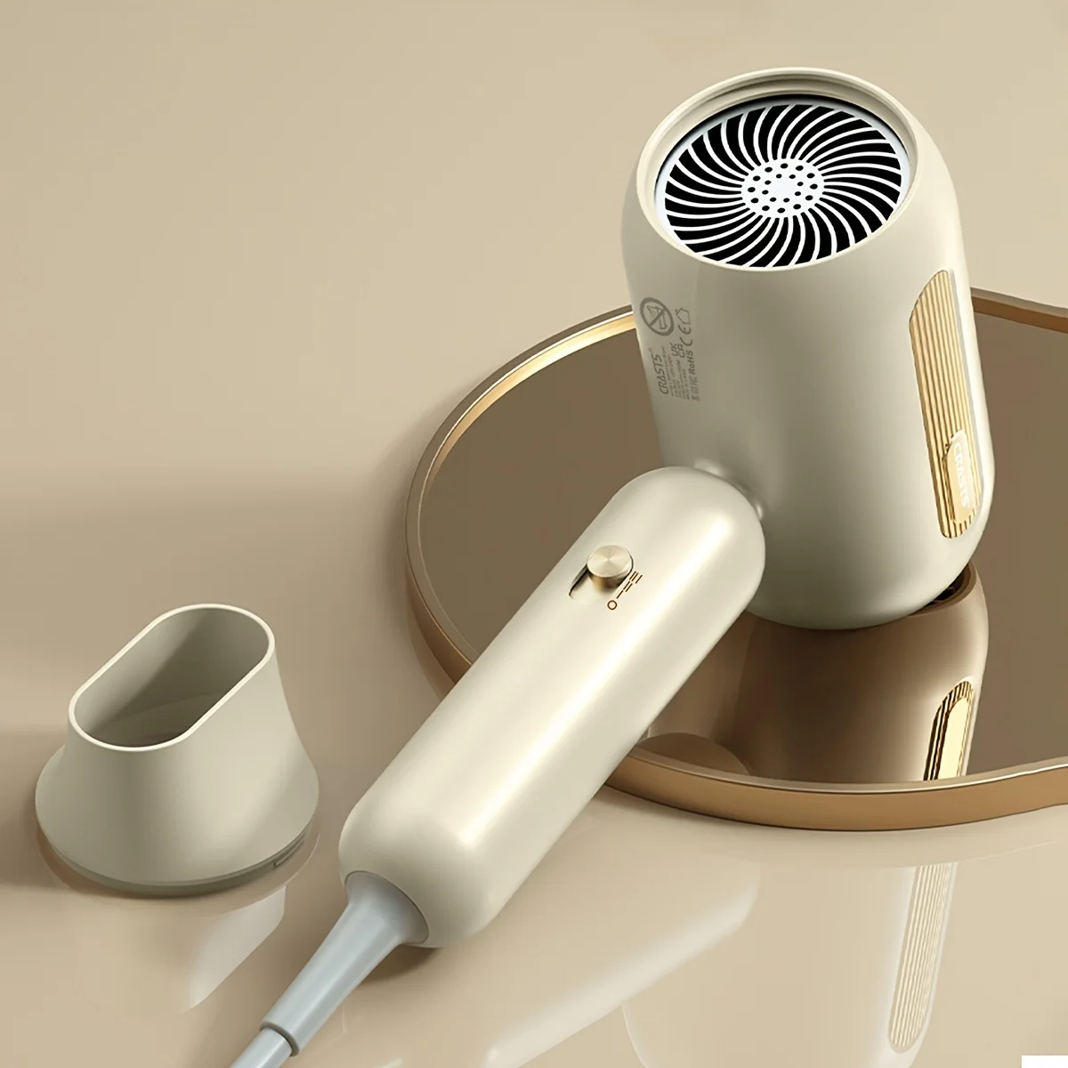 

High Power Electric Hair Dryer – Negative Ion, Hot & Cold Wind, Quiet Blow Dryer with Nozzle for Home, Salon & Barber Shop Use