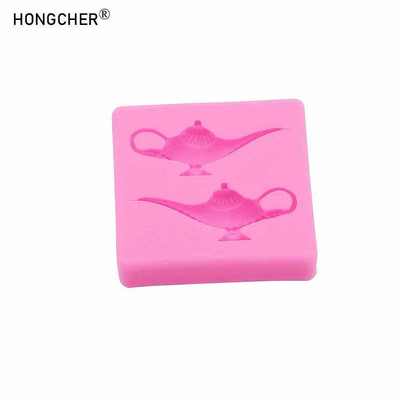 Wish Aladdin Lamp Pendant Necklace Personalized Retro Men and Women Fashion Accessories Jewelry Silicone Molds view 5