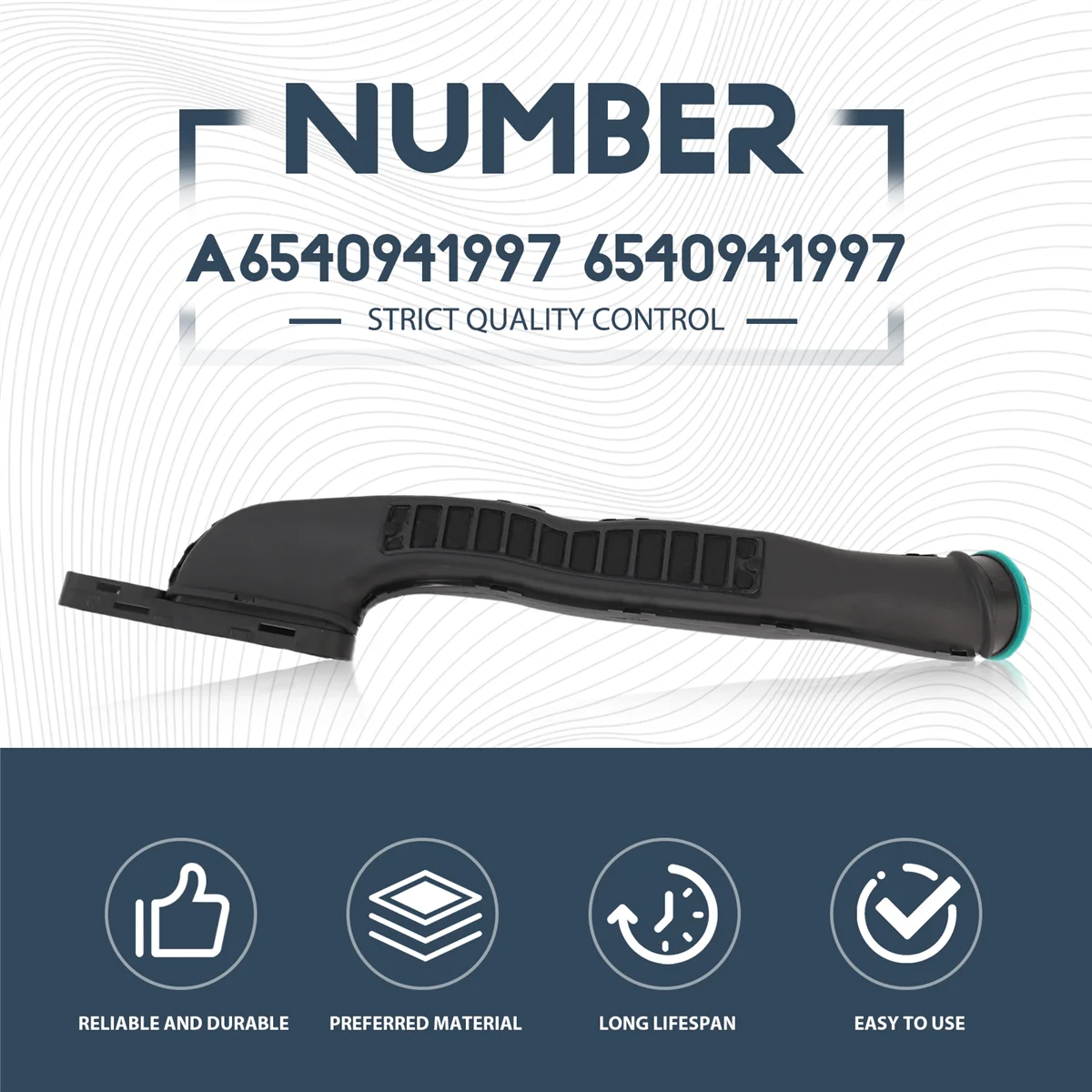 

Прочный для Mercedes Benz A-Class W118 W177, впускная труба, шланг для воздуховода