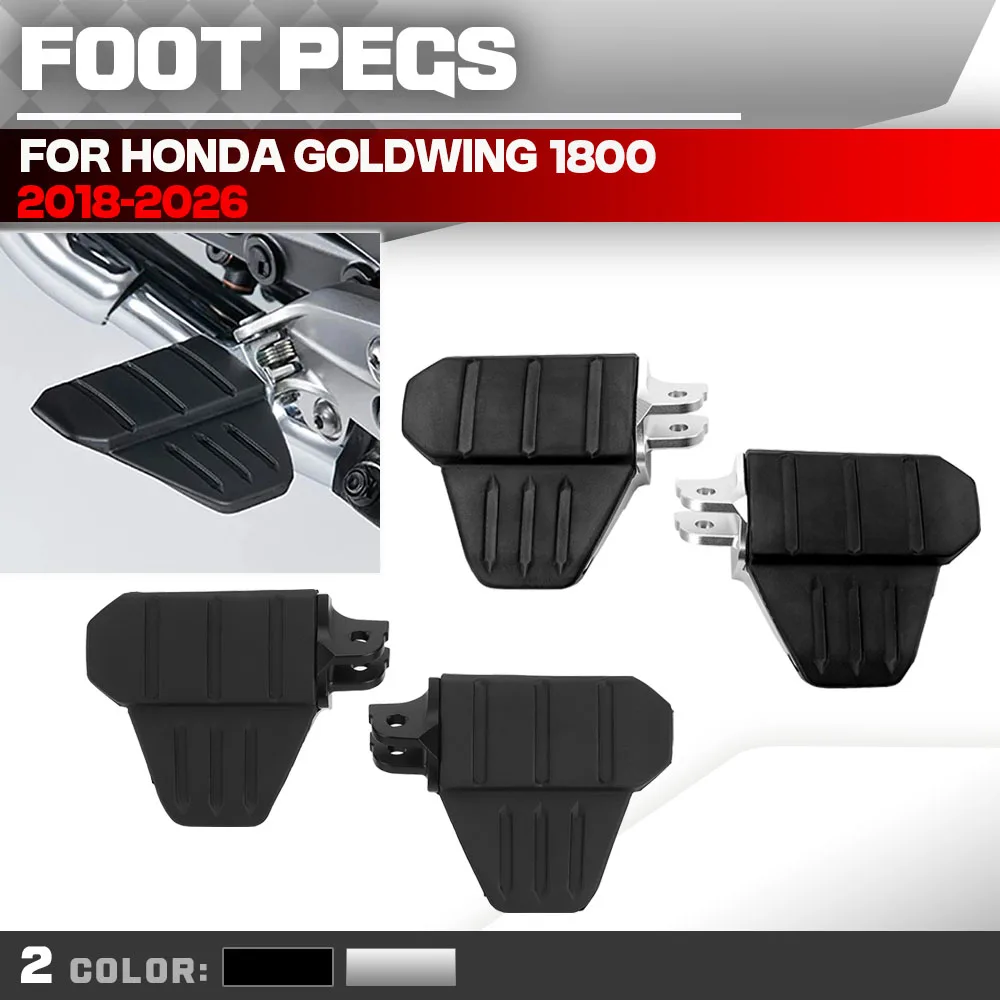 

For Honda GL1800 Gold Wing Tour DCT Goldwing GL 1800 18-26 Motorcycle Parts Front Driver Footboard Wide Footrest Rider Foot Pegs