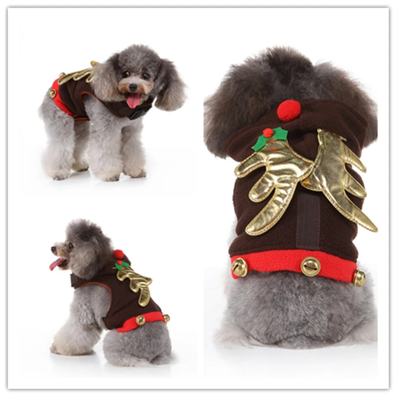 Halloween XMAS Pet Cat Clothes For Dog Costume Dress Up Outfit PET Cosplay Cat Costume Christmas Party Dog Coat Cloth Suit