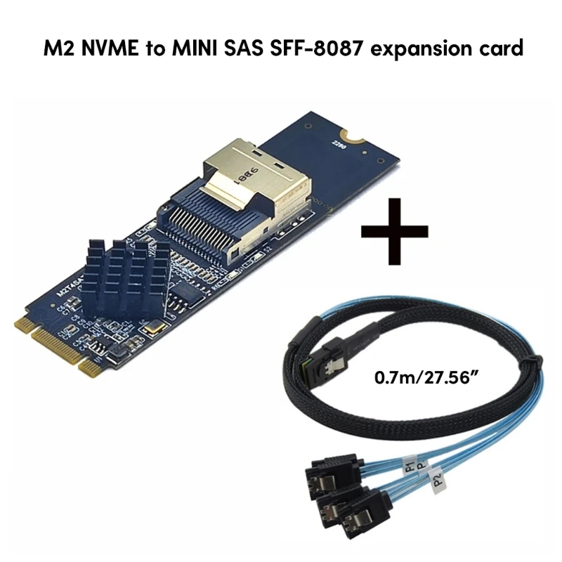 

Expand Storage Capacity with M.2 NVME to SFF 8087 Adapter Card Expansion Card Mini SA36PIN Hard Adapter