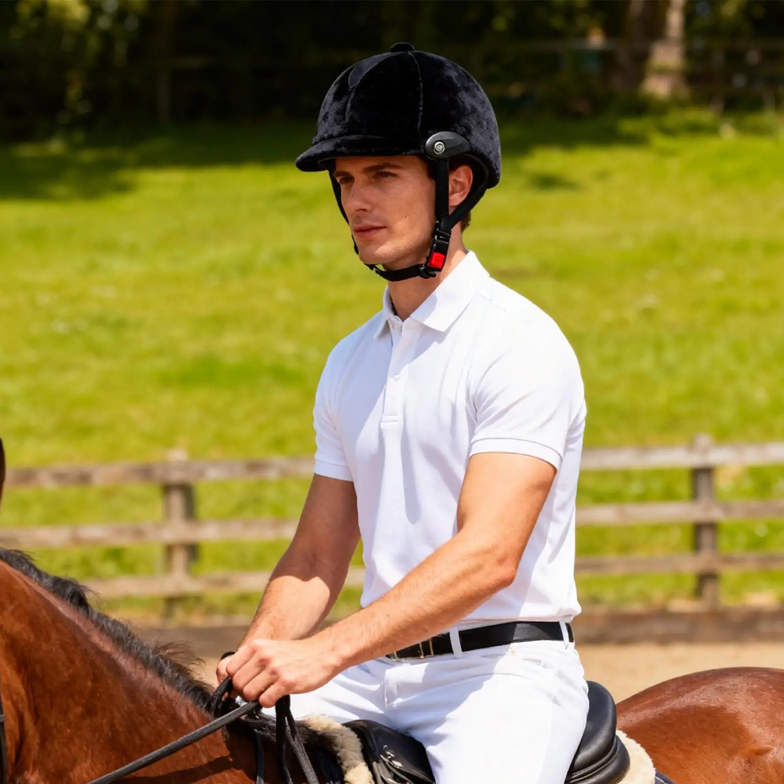 Helm Berkuda yang Dapat Disesuaikan, Pelindung Keselamatan, Helm Keras untuk Skateboard, untuk Remaja dan Dewasa, Olahraga Berkuda, Bersepeda