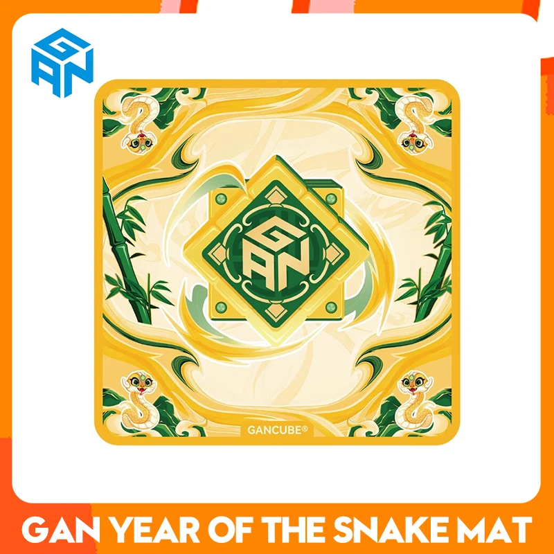 [CubeFun]GAN Mat Year Of The Snake Magic Cube Peripheral Accessories Smooth Non-Slip Bottom Mouse Pad Hand Drawn Training