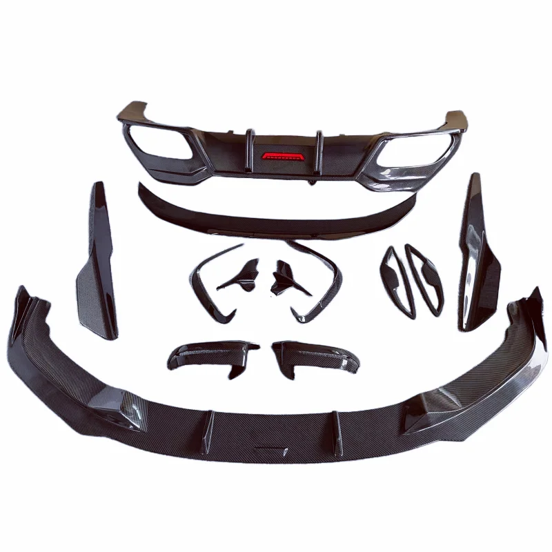 

TK Style Carbon Fiber Front Bumper Edge Rear Diffuser Side Skirts Front Bumper Trim Body Kit for BMW 8 Series G14 G15 Body Kit