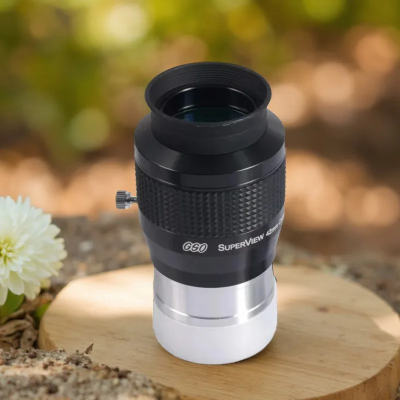 GSO 2-Inch Superview 30mm 42mm Wide Field Astronomical Telescope Eyepiece with 68 Degree Angle of View including M57-42T Adapter