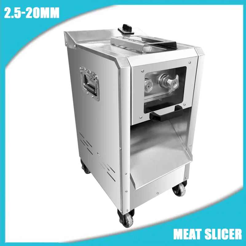 

Vertical Meat Slicer Stainless Steel Automatic Fresh Meat Cutting Machine