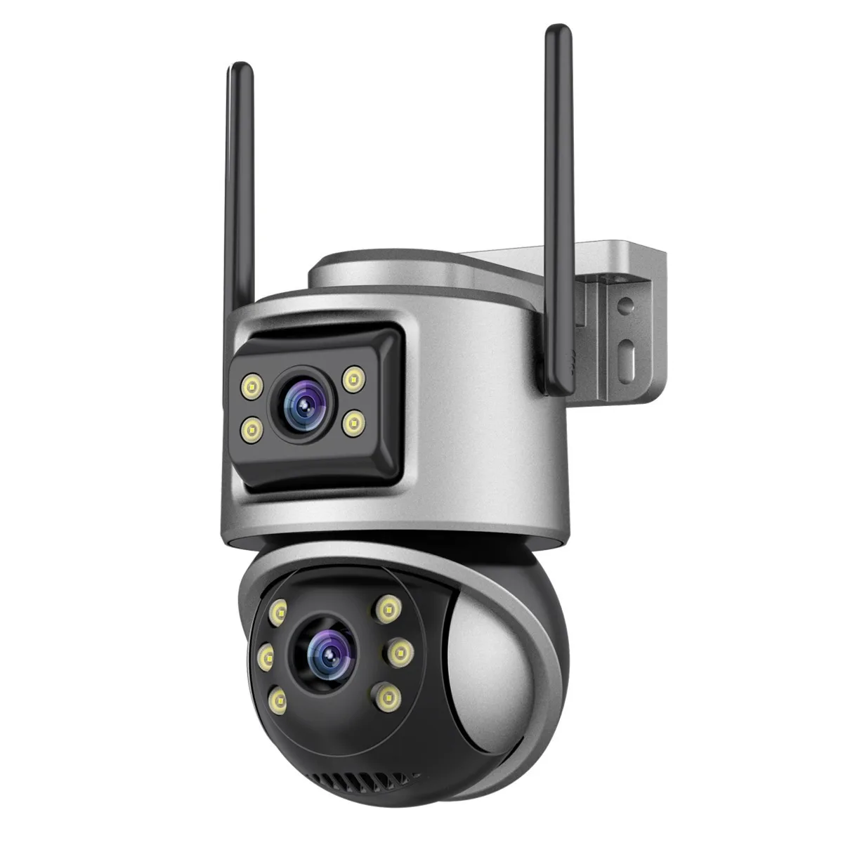 كاميرا ICSEE 6MP PTZ WiFi الأكثر مبيعًا - مسدس عدسة مزدوجة ومجموعة PTZ Dual View Security IPC #1