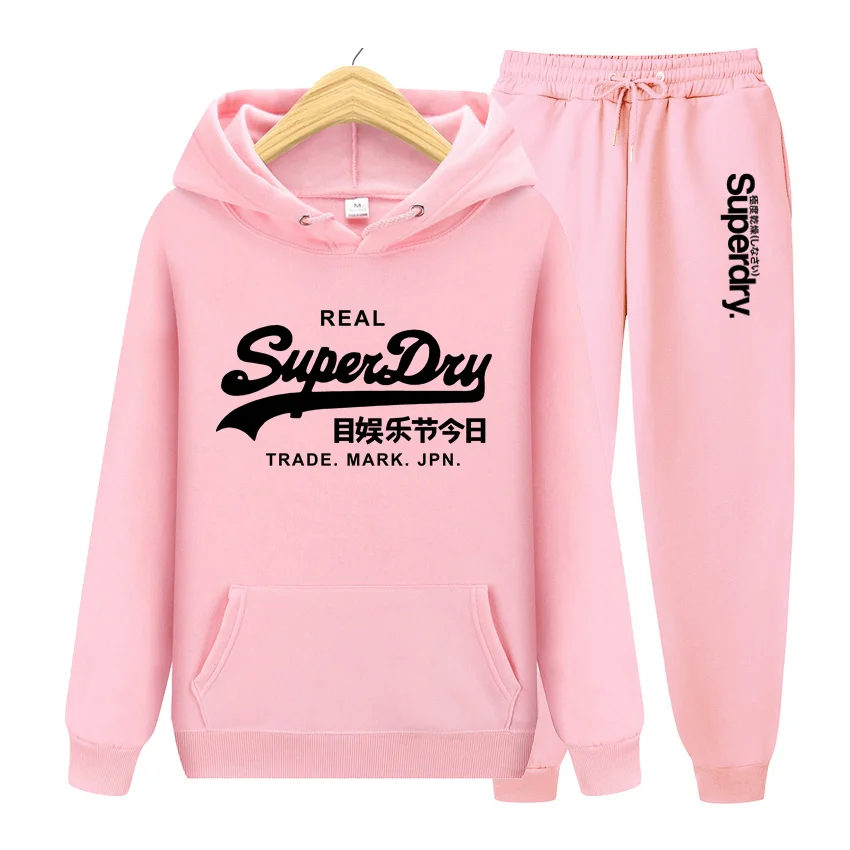 Marken druck Trainings anzug Männer Pullover Kapuze Sweatshirt und Jogging hose zweiteilig passt männliche Casual Fitness Jogging Sport-Sets