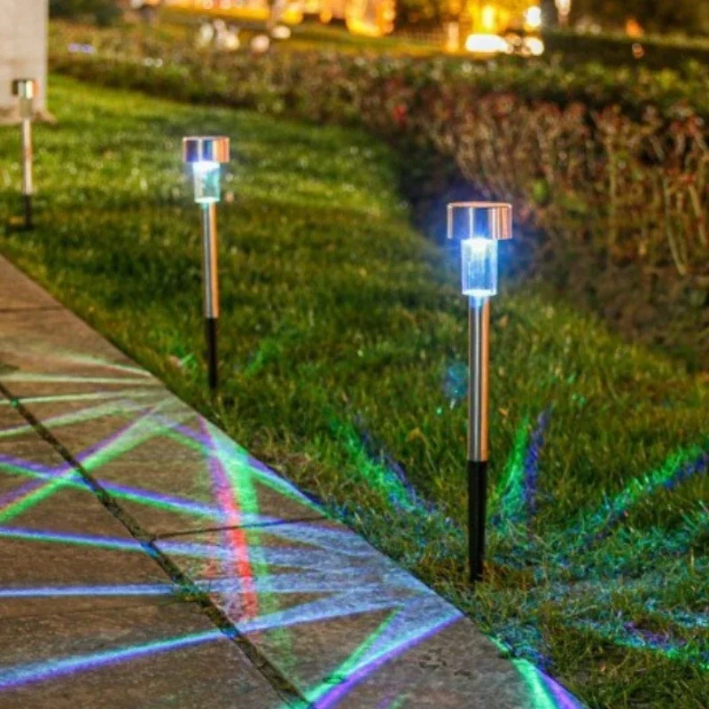 

Новые солнечные уличные фонари, садовые лампы с питанием от водонепроницаемого ландшафтного дорожки, двора, газона, патио, декоративное светодиодное освещение