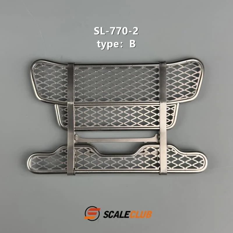 SCALECLUB 770S RC Speelgoedtruck 1/14 Voorbumper Grille voor Tamiya 1/14 RC Trekkertruck 770S Serie Onderdelen Accessoires SL-770-2