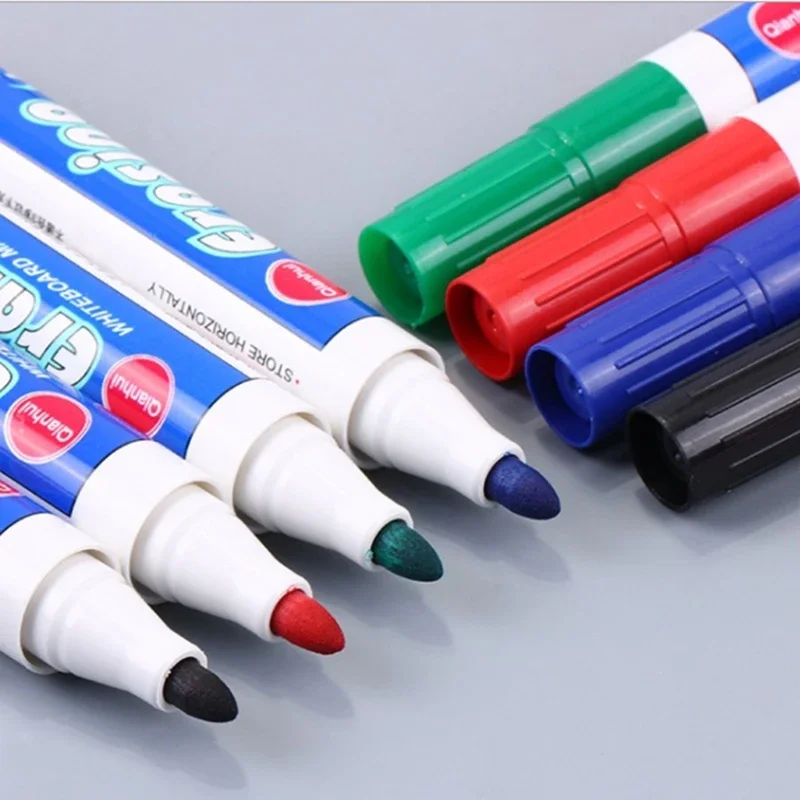 Multi 4 Color Whiteboard Pen Set Erasable Marker Pen for White Board Glass Kids Drawing Office Meeting School Teacher Markers