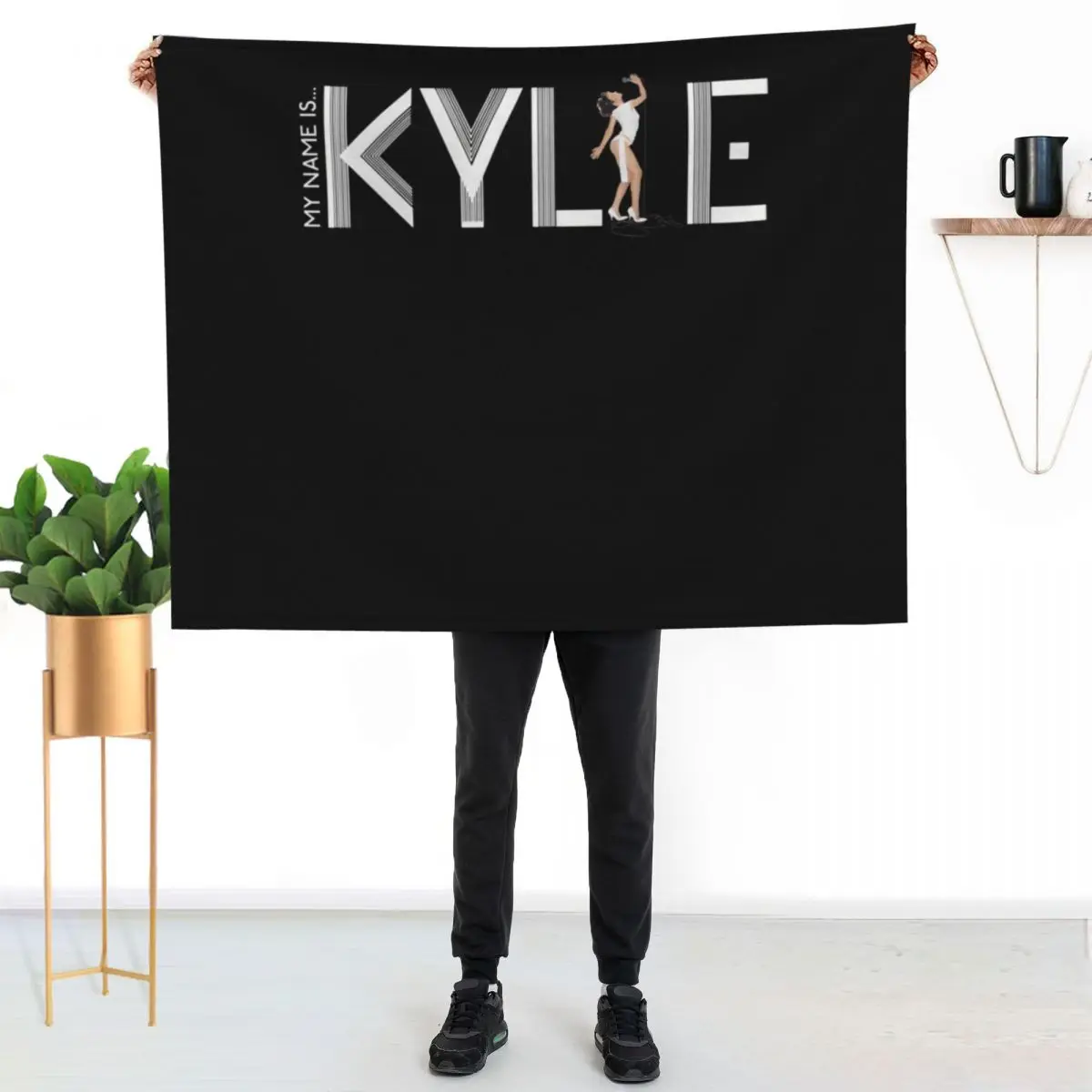 

My Name Is.... Throw Blanket Luxurious Soft Fuzzy Blanket for Sofa Bed