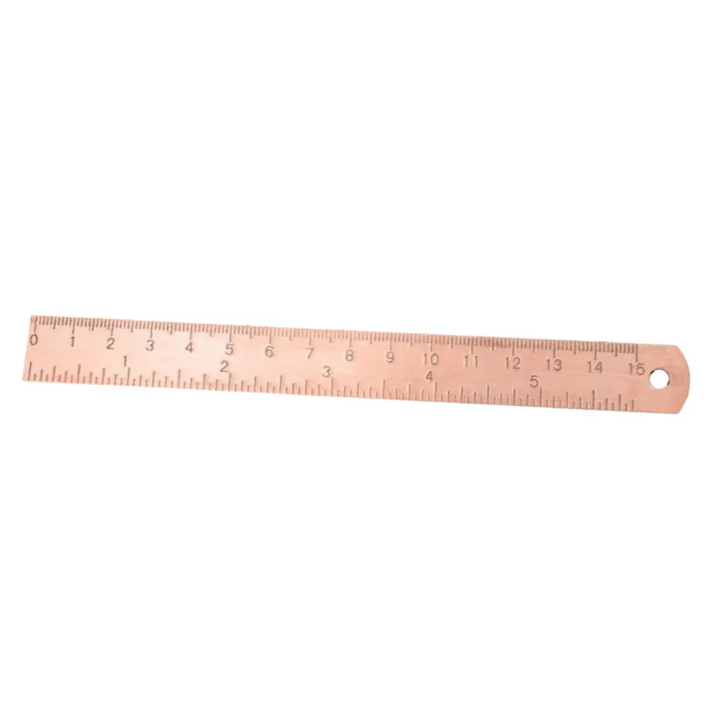 Purple Copper Professional Drawing Ruler Portable Measuring Tool Office Supply Architecture Student Drawing