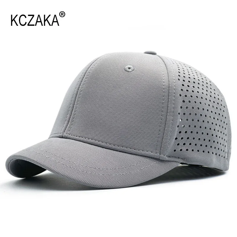 KCZAKA 5cm Short Brim Caps for Men Casual Back Closed Fitted Caps Hard Top Blank Short Bill Baseball Cap Sports Umpire Hats