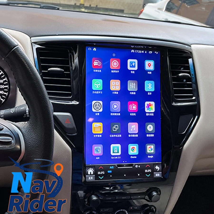 

13,3-дюймовый для Nissan Touareg Pathfinder 2012-2019 Android Auto CarPlay GPS-навигация Стерео Автомобильный радиоприемник Мультимедийный плеер