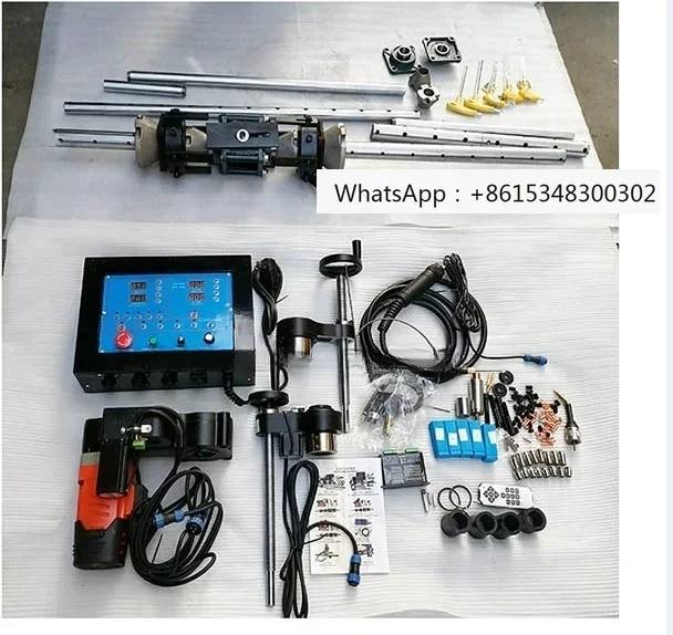 Electric portable line boring and bore welding line boring and welding machine