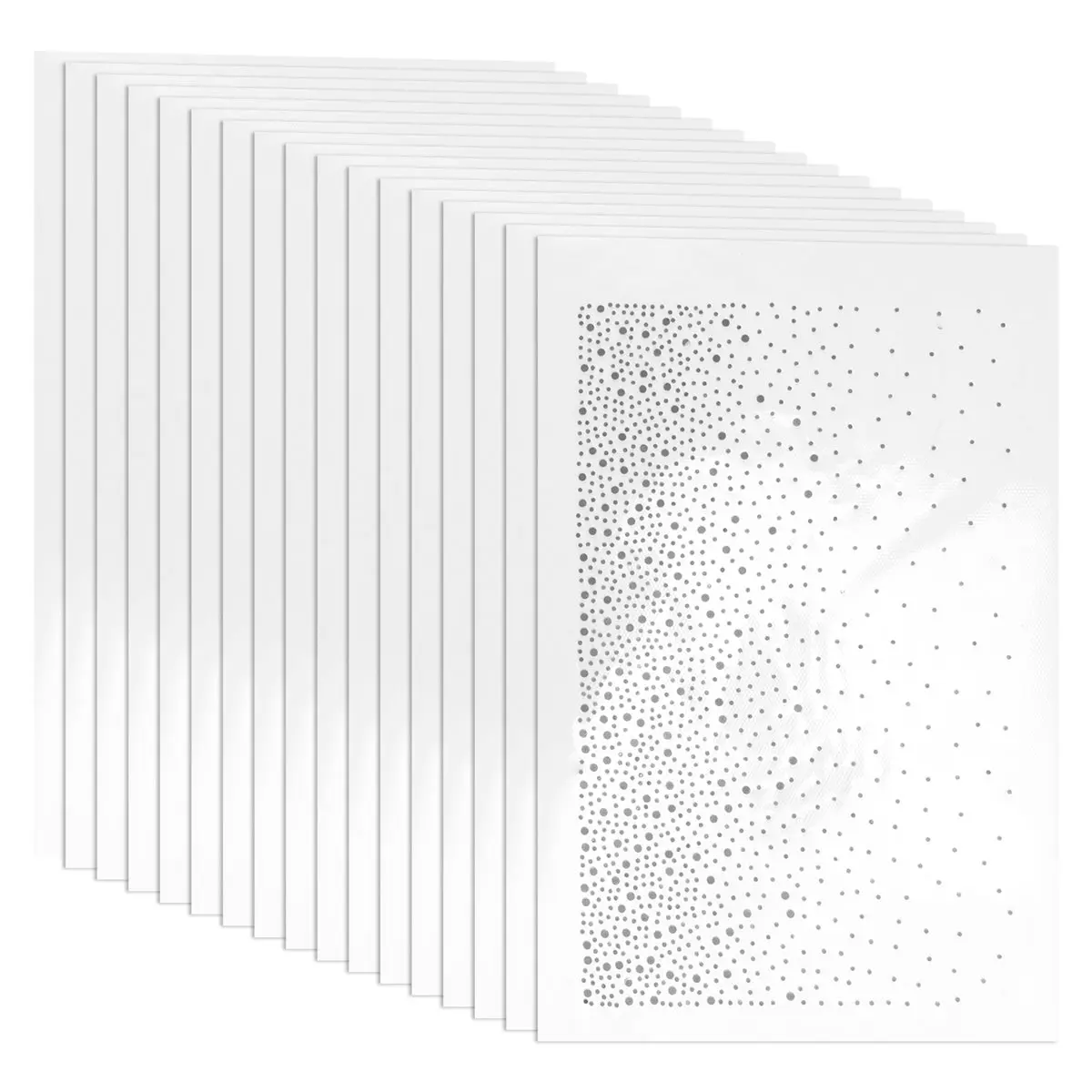 【~ NEW B63C】17 Sheet Iron-on Rhinestone Sheets for DIY Crafts, Glitter Hotfix Rhinestones for Clothes and Fabric
