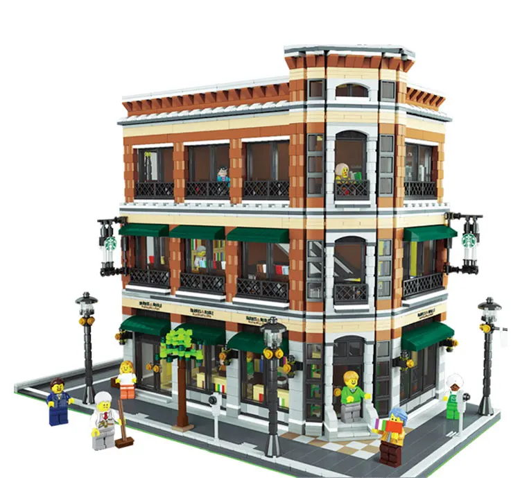 4616 pcs The bookstore and bucks 15017 the Creative Master Series building block Assembling Bricks For kit