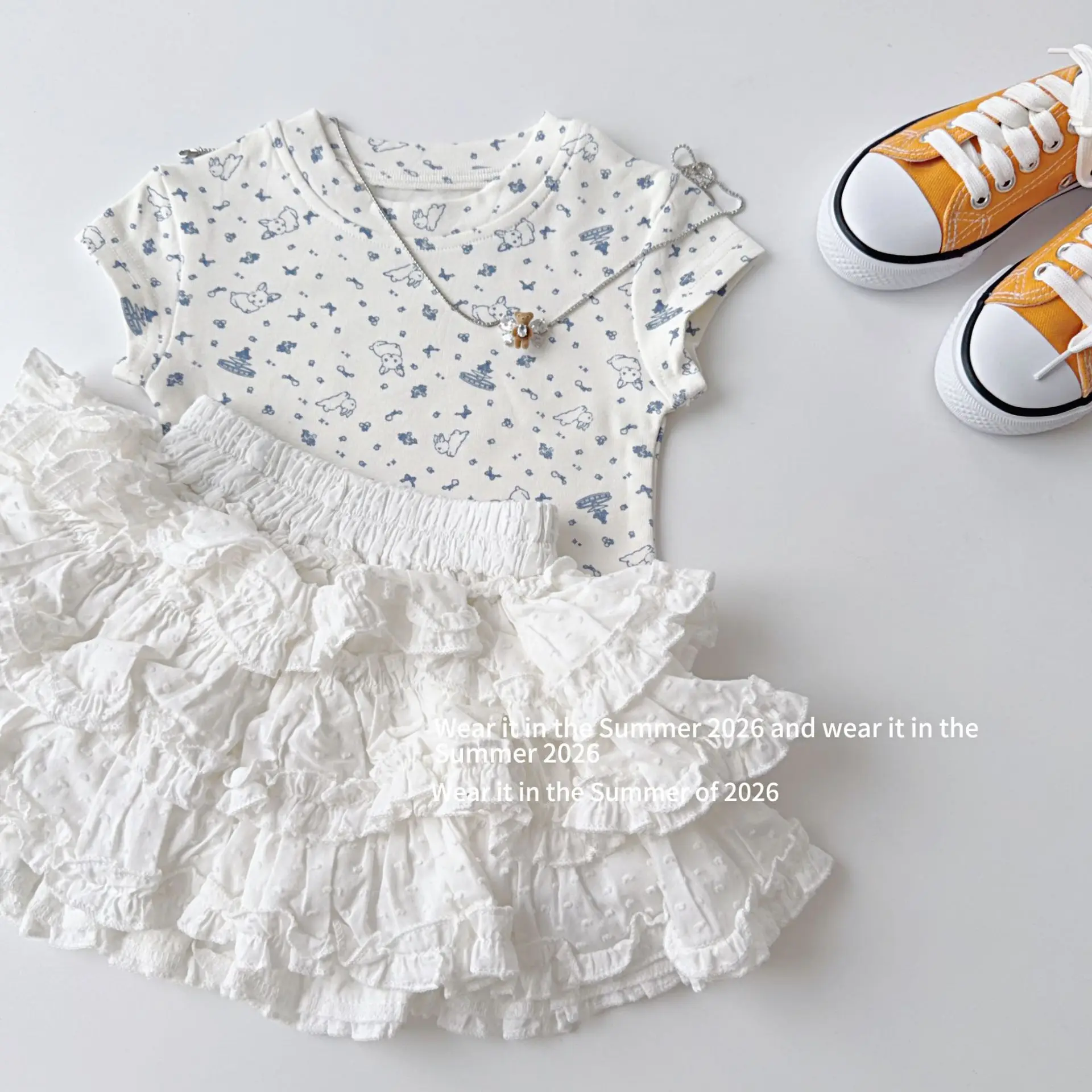 2026 Spring and Summer New Temperament Sweet Multi-layer Pleated Fungus Lace Cake Skirt Skirt Pants