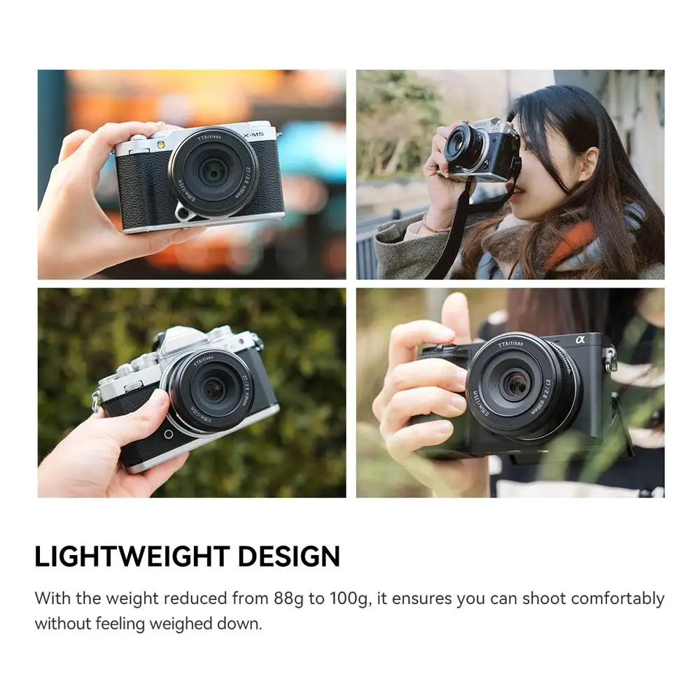 TTARTISAN AF 27 مللي متر F2.8 XF التركيز التلقائي APS-C عدسة الكاميرا لكاميرات فوجي X-Mount XS10 X-A5 X-A7 X-M1 X-M2 X-E4 X-T1 X-T10 X-T2