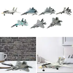 1/72 Fighter Model Kit Aircraft Ornament Souvenir Collection Airplane Toy Educational for TV Cabinet Cafe Office Living Room