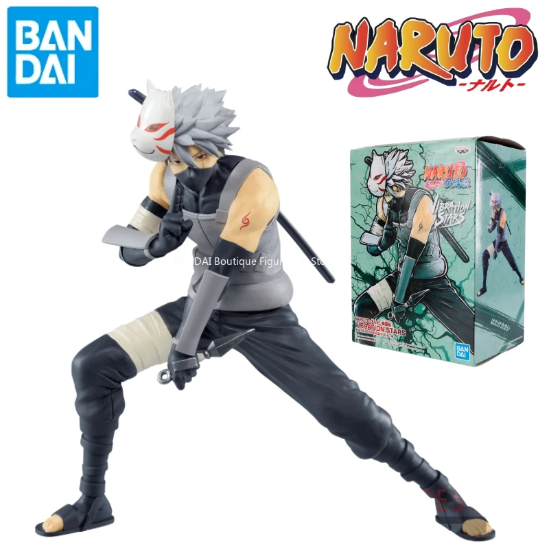 

In Stock BANDAI NARUTO BANPRESTO VIBRATION STARS Hatake Kakashi II Naruto Action Anime Model Toy Figure Gift Collect