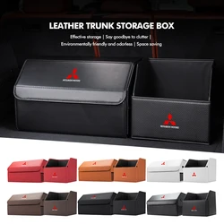 Car Trunk Organizer Folding Storage Stowing Box Accessory For Mitsubishi Outlander Lancer L200 ASX Pajero Grandis Eclipse