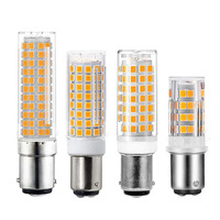 DIMMABLE BA15D LED Lamps 110V 220V 6W 9W 12W 15W Corn Light Bulb Droplight Chandelier 2835SMD B15 Led Bombillas Lamp