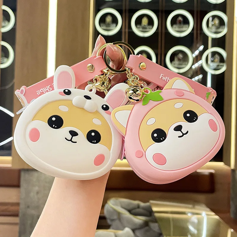 

Minso Mini genuine Xiaocai Chai coin purse keychain pendant, cat couple earphone case, key pendant