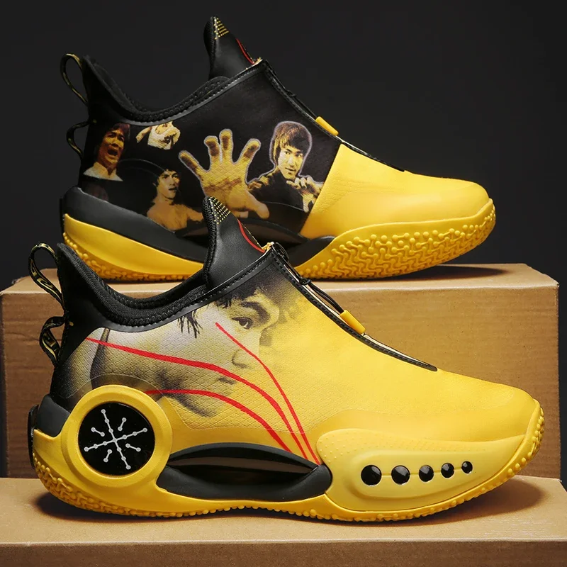 2024ใหม่รองเท้าบาสเก็ตบอล unisex ดีไซเนอร์รองเท้าบาสเก็ตบอลรองเท้าผ้าใบกลางแจ้งสวมใส่ได้ทั้งชายและหญิงแบรนด์เทรนเนอร์กีฬา