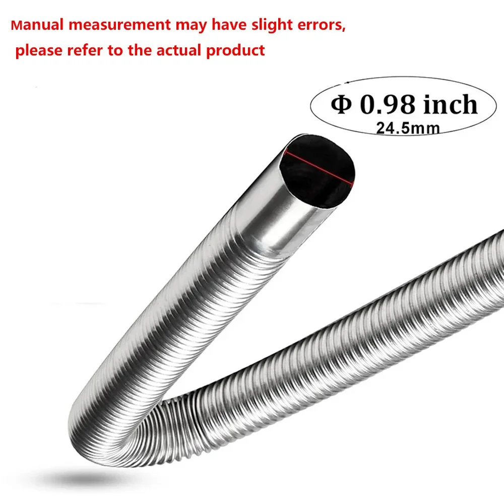 Diesel Parking Heater Uses Stainless Steel Pipes With Inner Diameters 25mm 60cm 100cm 150cm 180cm 200cm 250cm  300cm