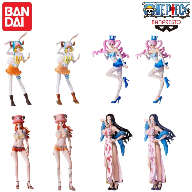 

В наличии: Новые оригинальные фигурки Bandai Banpresto One Piece (Нами, Перона, Боа Хэнкок, Карот) в коробках.