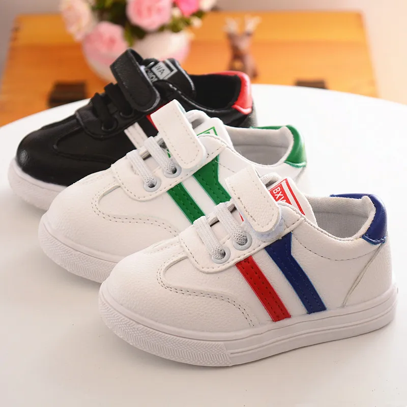 2022  Korean Version of Small White Shoes Baby Casual Shoes Toddler Children\'s Skate Shoes  Boys Shoes  for Women Sneakers