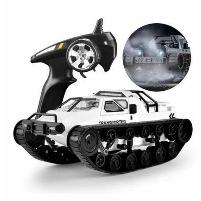 Cool Stuff Toy Tank Gift-1:12 High-speed Rc Drift Car,Climb Off-road Rc Cars,Fart Spray Track Rc Tank Model,Kawaii Toys For Boys