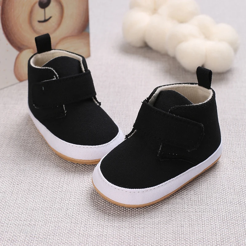 Scarpe per neonati ragazzo neonato bambino Casual Comfor suola in cotone antiscivolo in pelle PU primi camminatori Crawl culla mocassini scarpe