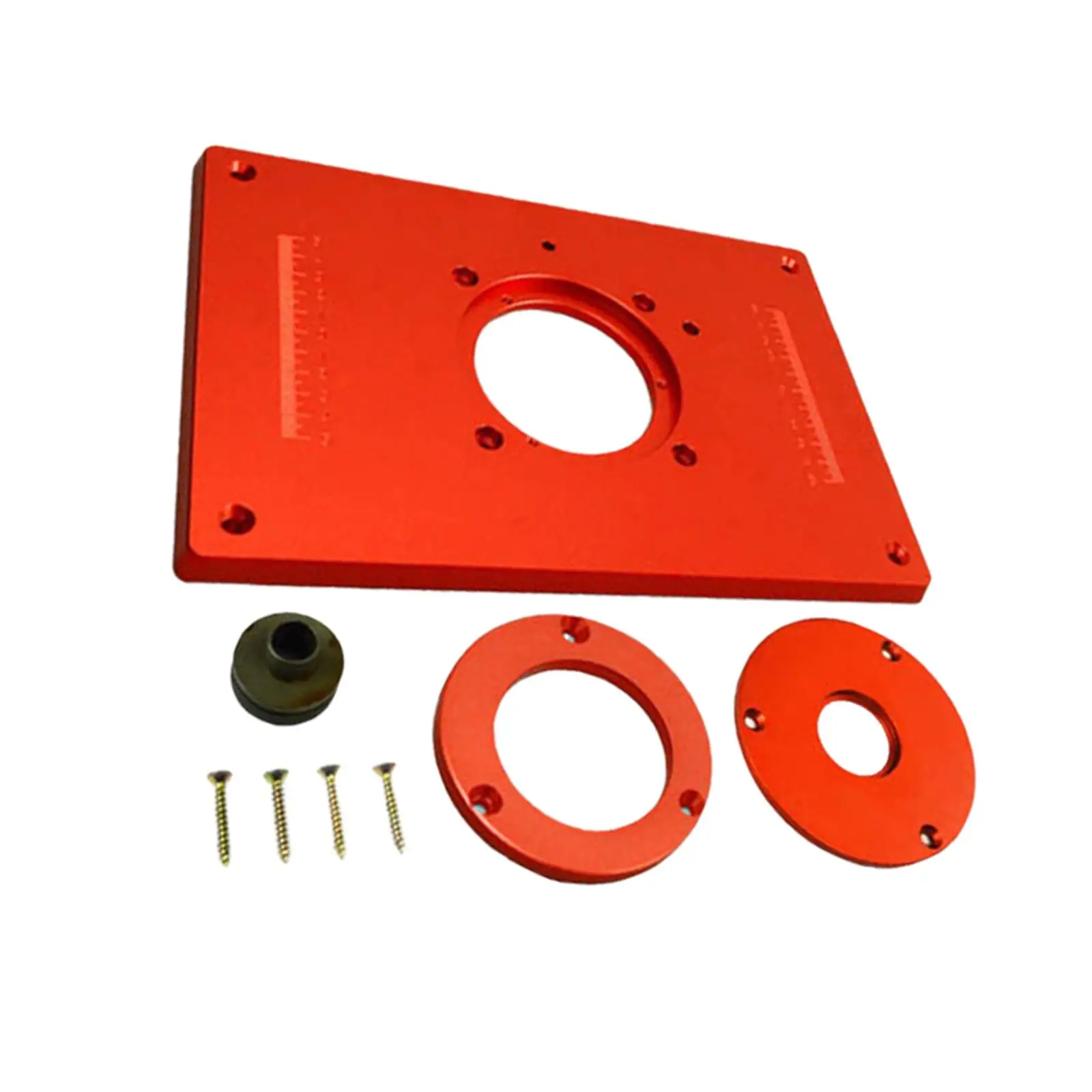 

Router Table Insert Plate Router Base Plate Red Professional 11.81inchx7.87inch Engraving Auxiliary Tool for Trimming Machine