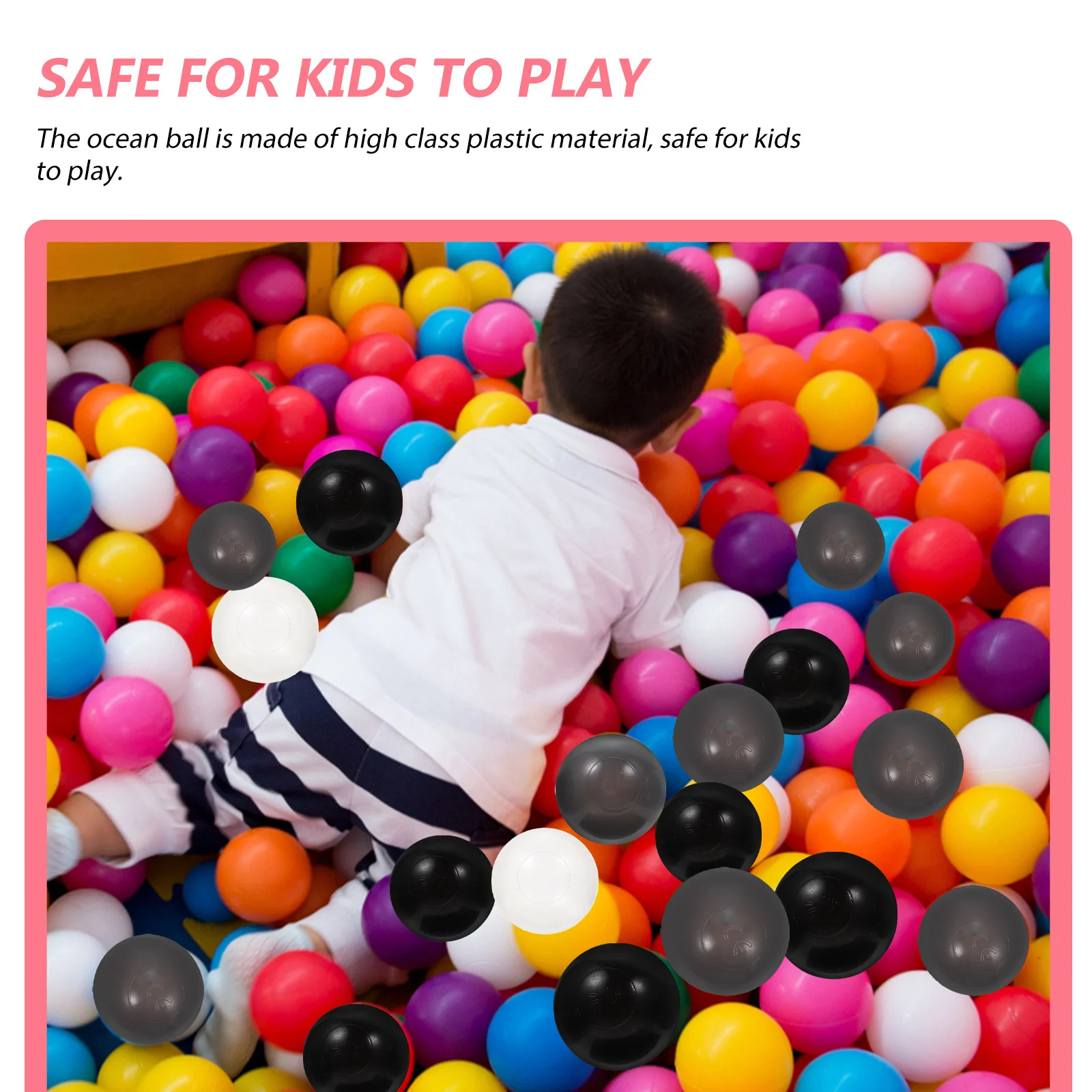 Bola de oceano bolas de plástico à prova de bolas crianças brinquedo bolas de oceano para aniversário