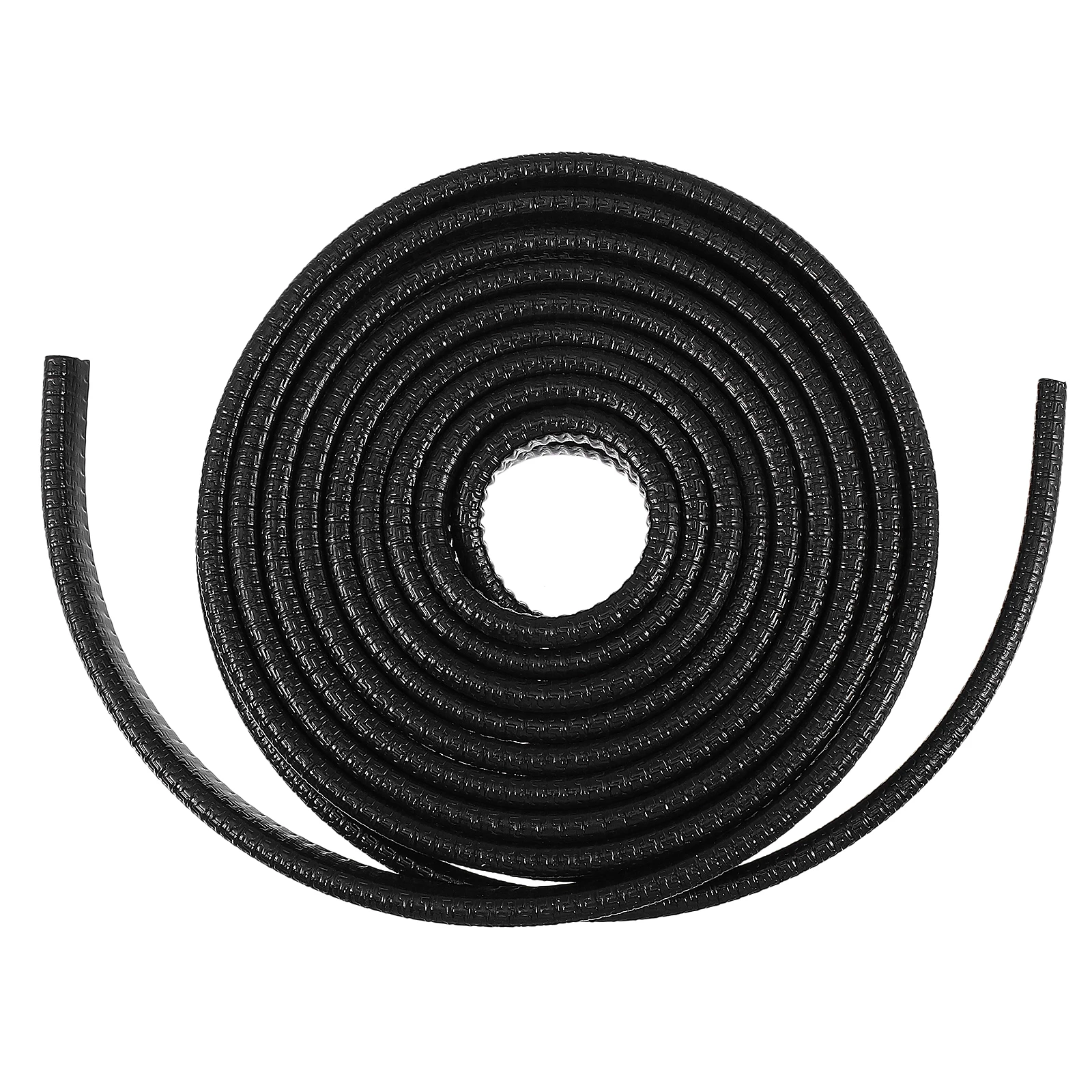 

Car Anti-Collision Strip Rubber Steel Durable Stylish Protect Doors Easy Cut Simple Install Save Time Effort Door Edging Sealing