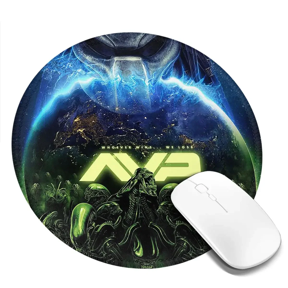 Alien Vs Predator Horror Science Fiction Comics Round Mouse Pad Computer Keyboard Mouse Mat Gamer PC Desk Mat