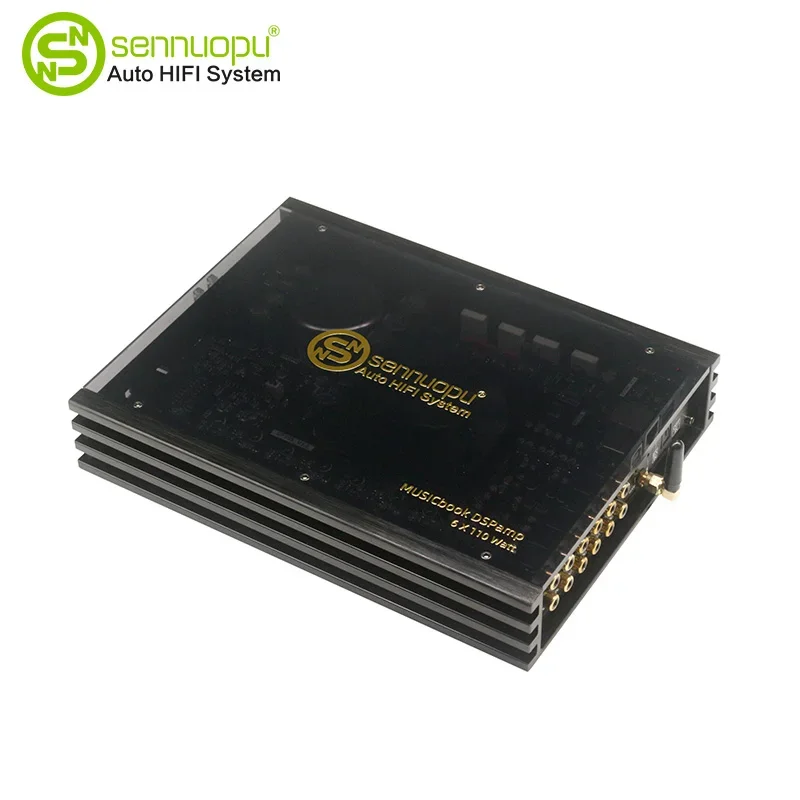 Sennuopu Audio Stereo Amplifier Car Processor Channel Car Audio Amplifier Universal Car Audio Bass Equalizers