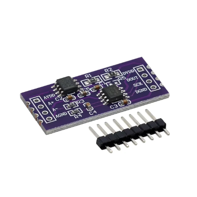 CS1237 24-bit ADC module onboard TL431 external reference chip single channel load sensing 24bit