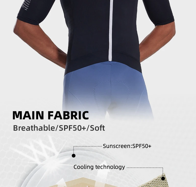 YKYWBIKE 2026 Herren Radtrikot Sommer Atmungsaktives Pro-Team Fahrradshirt Kurzarm Rennrad Maillot Radbekleidung MTB – Detail 9