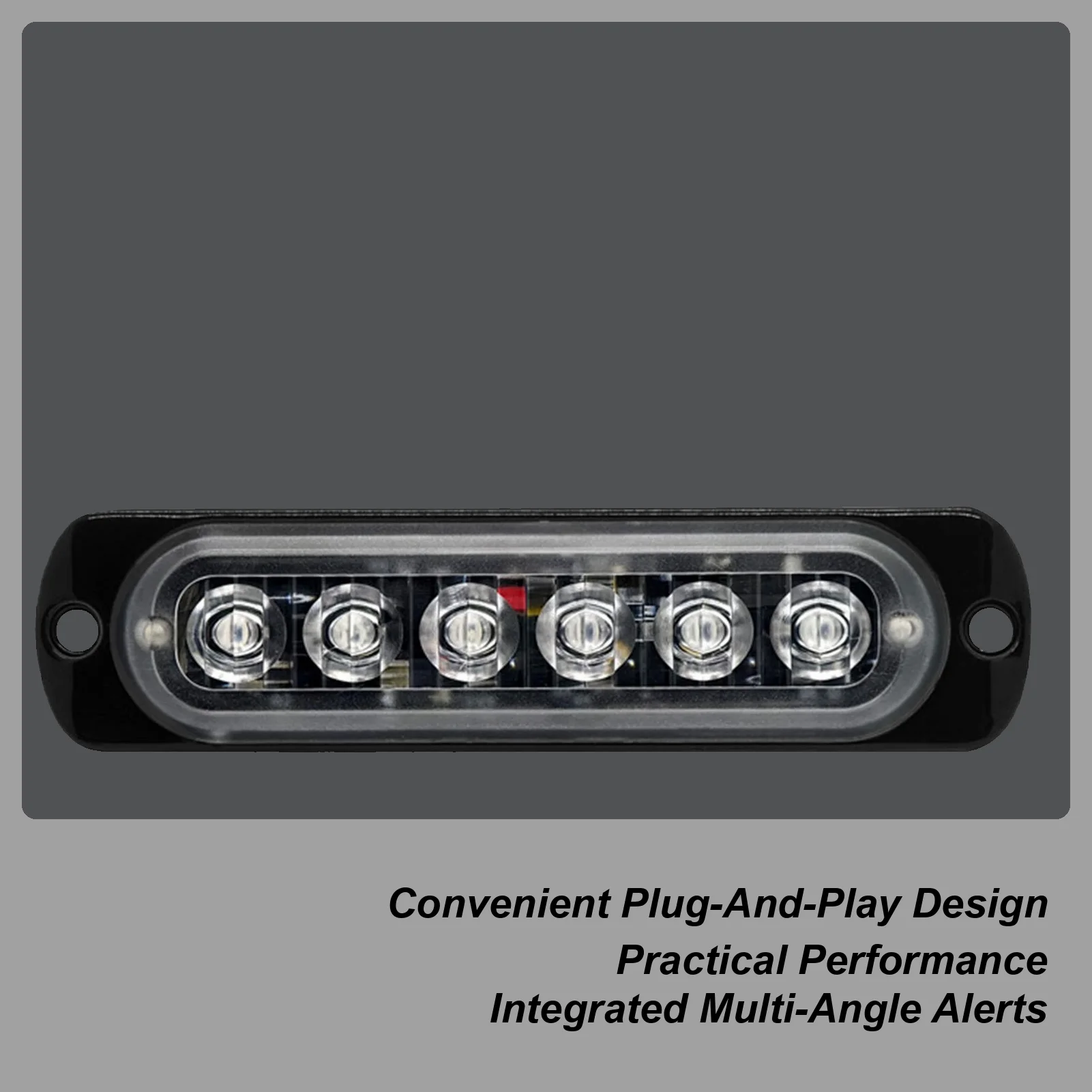 

Strobe Lights For Trucks Bright 6-LED Car Lights Automotive Auxiliary Parts For Ambulance Fleet Road Boat Motorcycle Highway