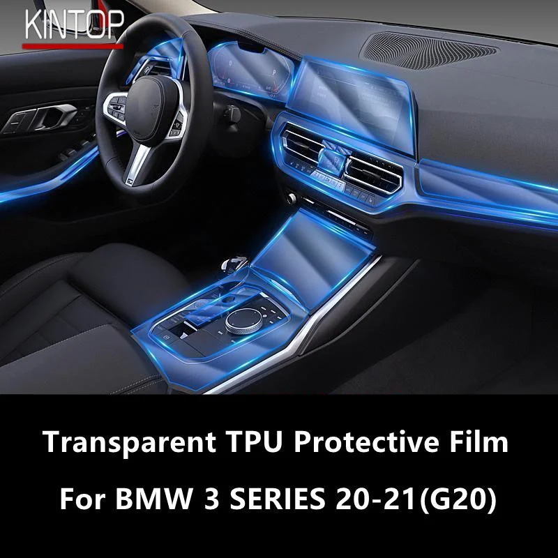 

For BMW 3 Series G20 G21 Car Interior Center Console Transparent TPU Protective Film Anti-scratch Repair Film Accessories Refit