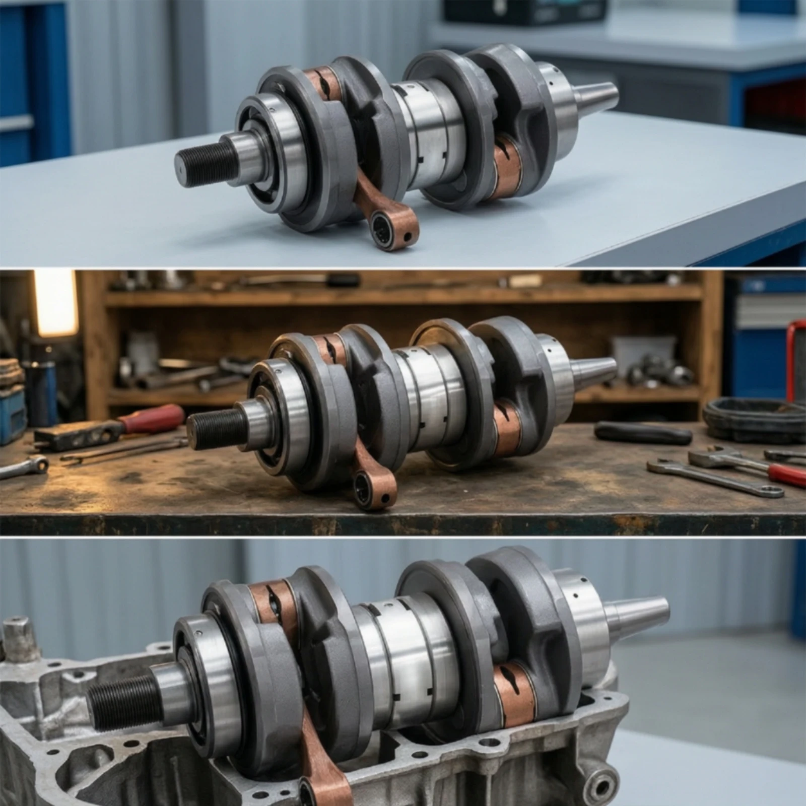 Crankshaft Assembly OE Crankshaft Hardware Genuine for Mechanics