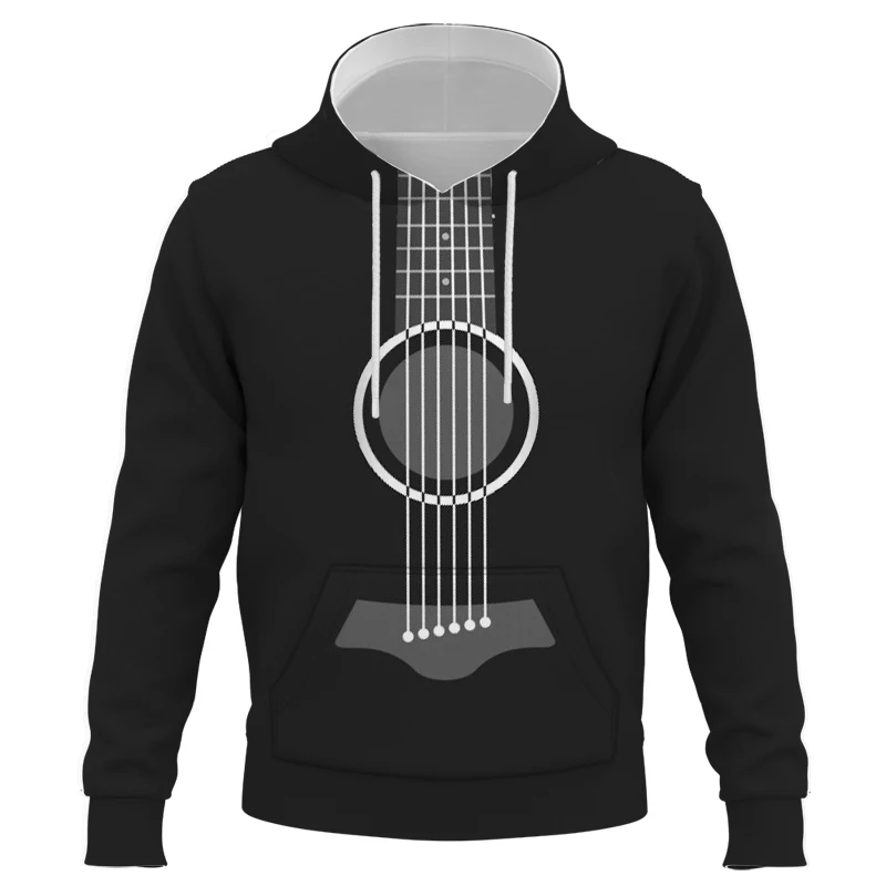 

2021 New Spring Hooded Sweatshirts Men/Women Sweatshirt Hooded 3D Printing Clothing Guitar instrument Jacket Cosplay Hoodie Male